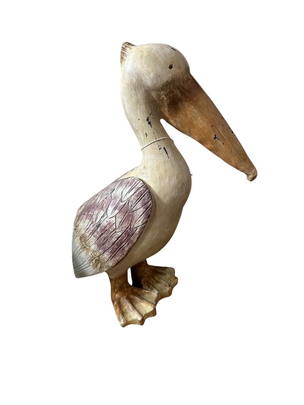 Hobby Lobby Wooden Carved Pelican Decor NEW